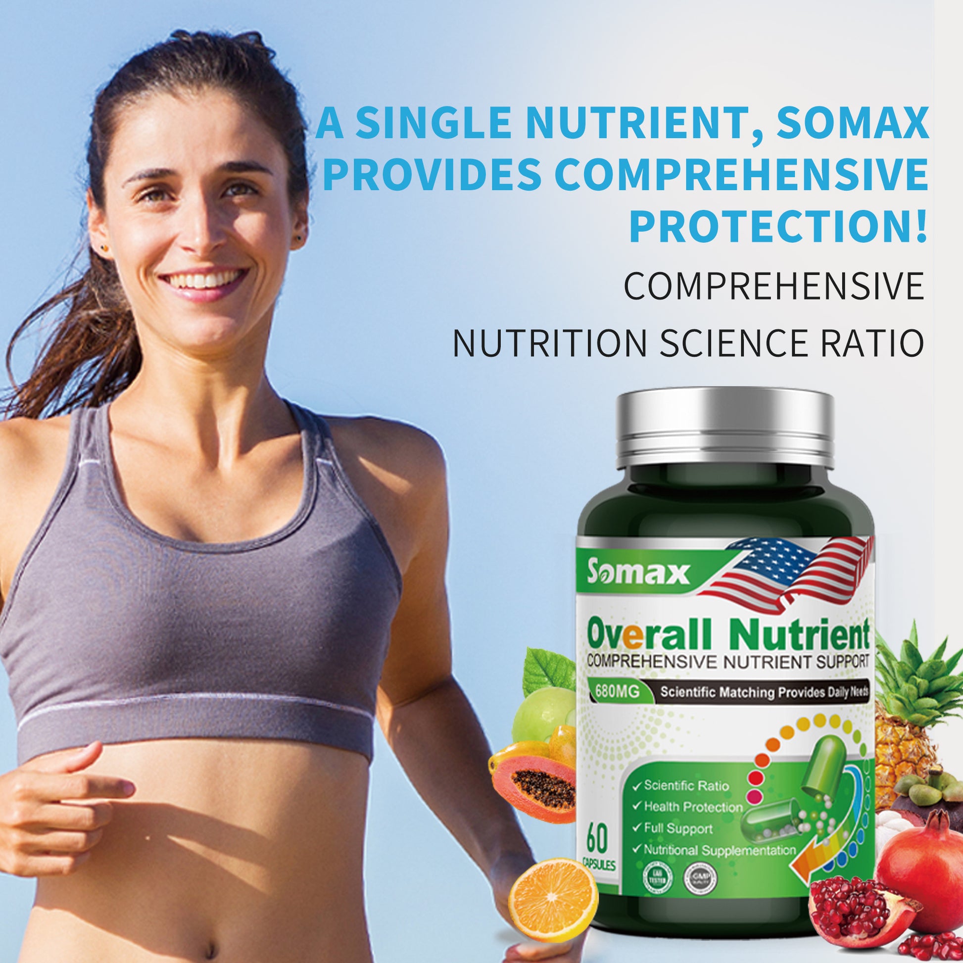 Somax non-GMO vitamin capsules